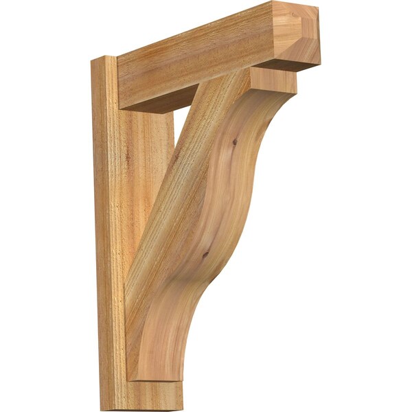 Ekena Millwork Funston Rough Sawn Craftsman Outlooker, Western Red Cedar, 6"W x 22"D x 26"H OUT06X22X26FST04RWR - main